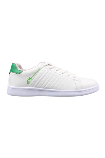 MP Erkek Bağcıklı Beyaz-Yeşil Spor Ayakkabı 221-2382MR 650