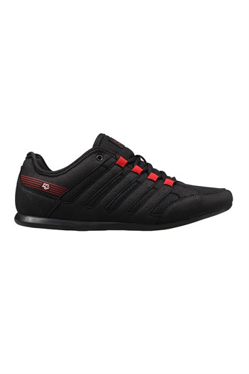MP Erkek İnce Taban Siyah-Kırmızı Spor Ayakkabı 221-1088MR 100