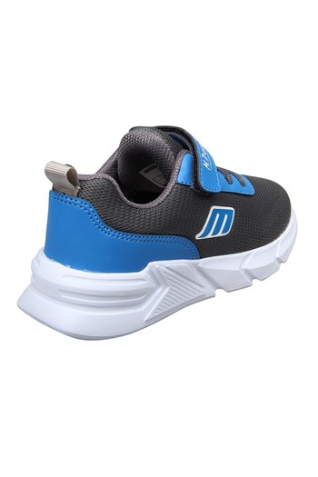 MP ONE Çocuk Cırt Cırtlı Gri Spor Ayakkabı