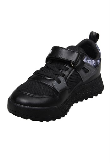 MP ONE Çocuk Cırt Cırtlı Siyah Spor Ayakkabı 221-3430FT 100
