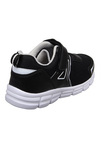MP ONE Çocuk Cırt Cırtlı Siyah Spor Ayakkabı