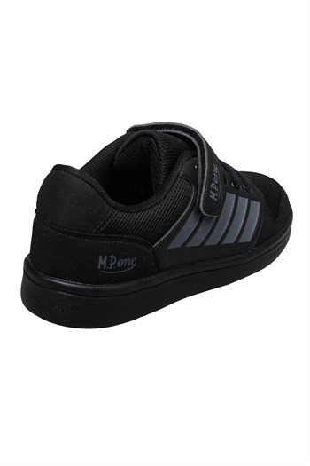 MP ONE Çocuk Cırt Cırtlı Siyah Spor Ayakkabı 221-3427FT 100